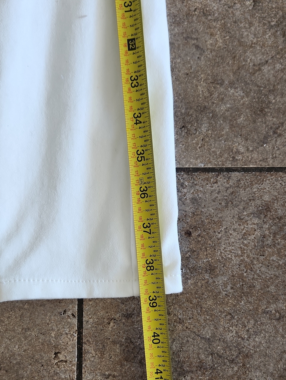 White Women's Slim Stretch Jeans - Picture 10 of 14